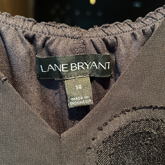 14 Lane Bryant, black dress - Picture 2 of 4